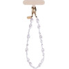 Uniq Coehl Perla Handstrap uniwersalny sznurek do telefonu na reke bialy/white pearl - (UNIQ-PERLA-HPWHT)