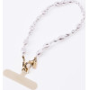 Uniq Coehl Perla Handstrap uniwersalny sznurek do telefonu na reke bialy/white pearl - (UNIQ-PERLA-HPWHT)