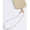 Uniq Coehl Perla Handstrap uniwersalny sznurek do telefonu na reke bialy/white pearl - (UNIQ-PERLA-HPWHT)