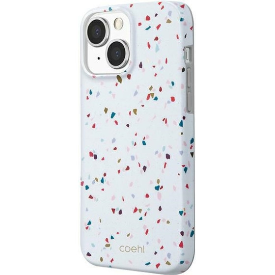UNIQ Coehl Terrazzo Case iPhone 13 6,1'' natural white - (UNIQ-IP6.1HYB(2021)-TEZWHT)
