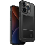 UNIQ etui Air Fender ID iPhone 15 ProMax 6.7'' smoked grey tinted Cardslot - (UNIQ-IP6.7P(2023)-AFIDGTNT)