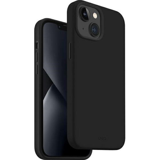 UNIQ Lino Case iPhone 14 6,1'' midnight black - (UNIQ-IP6.1(2022)-LINOBLK)