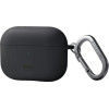 UNIQ Nexo Case AirPods Pro 2 gen + Ear Hooks Silicone charcoal grey - (UNIQ-AIRPODSPRO2-NEXOGRY)