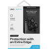 UNIQ Optix Aluminium Camera LensProtector iPhone 15 Pro 6.1'' midnight black szklo na obiektyw aparat - (UNIQ-IP6.1P(2023)-ALENSBLK)