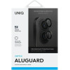 UNIQ Optix Aluminium Camera LensProtector iPhone 16 6.1'' / 16 Plus 6.7'' midnight black szklo na obie - (UNIQ-IP6.1-6.7(2024)-ALENSBLK)