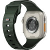 UNIQ pasek Stride Apple Watch Series1/2/3/4/5/6/7/8/9/SE/SE2/Ultra/Ultra 2 42/44/45/49mm FKM Rubber - (UNIQ-49MM-STRIGRN)