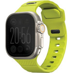 UNIQ pasek Stride Apple Watch Series1/2/3/4/5/6/7/8/9/SE/SE2/Ultra/Ultra 2 42/44/45/49mm FKM Rubber - (UNIQ-49MM-STRILGRN)