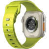 UNIQ pasek Stride Apple Watch Series1/2/3/4/5/6/7/8/9/SE/SE2/Ultra/Ultra 2 42/44/45/49mm FKM Rubber - (UNIQ-49MM-STRILGRN)