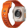 UNIQ pasek Stride Apple Watch Series1/2/3/4/5/6/7/8/9/SE/SE2/Ultra/Ultra 2 42/44/45/49mm FKM Rubber - (UNIQ-49MM-STRIVORG)