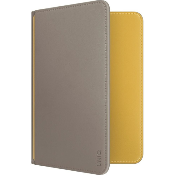 UNIQ Passport Case Belmont RFID gray yellow - (UNIQ-BELMONT-FGRYCYEL)