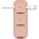 UNIQ Pod Mag magnetic cable organizer + base blush pink - (UNIQ-POD-PINK)