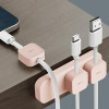 UNIQ Pod Mag magnetic cable organizer + base blush pink - (UNIQ-POD-PINK)