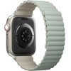 UNIQ Revix Strap Apple Watch Series 1-8/SE/SE2 38/40/41mm Reversible Magnetic green-beige - (UNIQ-41MM-REVSAGBEG)