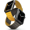 UNIQ Revix Strap Apple Watch Series 1-8/SE/SE2/Ultra 42/44/45/49mm Reversible Magnetic mustard-khaki - (UNIQ-45MM-REVMUSKAK)