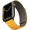 UNIQ Revix Strap Apple Watch Series 1-8/SE/SE2/Ultra 42/44/45/49mm Reversible Magnetic mustard-khaki - (UNIQ-45MM-REVMUSKAK)