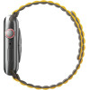 UNIQ Revix Strap Apple Watch Series 1-8/SE/SE2/Ultra 42/44/45/49mm Reversible Magnetic mustard-khaki - (UNIQ-45MM-REVMUSKAK)