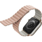 UNIQ Revix Strap Apple Watch Series 1-8/SE/SE2/Ultra 42/44/45/49mm Reversible Magnetic pink-beige - (UNIQ-45MM-REVPNKBEG)