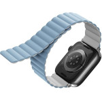 UNIQ Revix Strap Apple Watch Series 1/2/3/4/5/6/7/8/SE/SE2 38/40/41mm Reversible Magnetic white-blue - (UNIQ-41MM-REVWHTBLU)