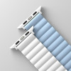 UNIQ Revix Strap Apple Watch Series 1/2/3/4/5/6/7/8/SE/SE2 38/40/41mm Reversible Magnetic white-blue - (UNIQ-41MM-REVWHTBLU)