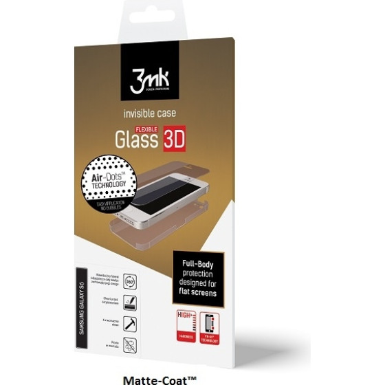 3MK FlexibleGlass 3D Sam A405 A40 Hybrid Glass + Foil Matte