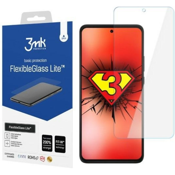3MK FlexibleGlass Lite Motorola Edge2022 Szklo Hybrydowe Lite