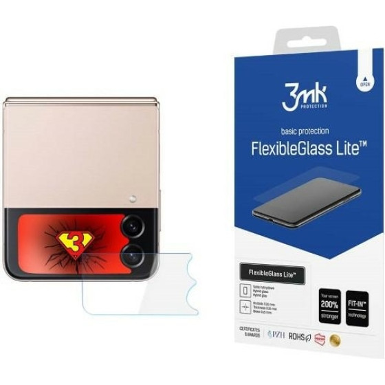 3MK FlexibleGlass Lite Sam F721 Z Flip 4Szklo Hybrydowe Lite - Front