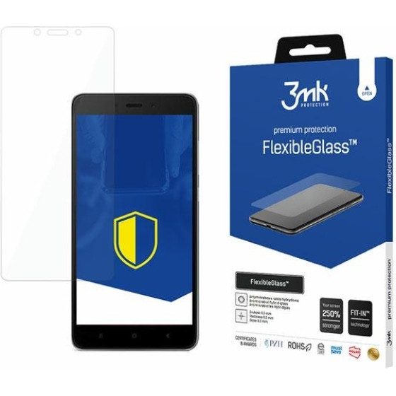 3MK FlexibleGlass Xiaomi Redmi Note 4 Hybrid Glass