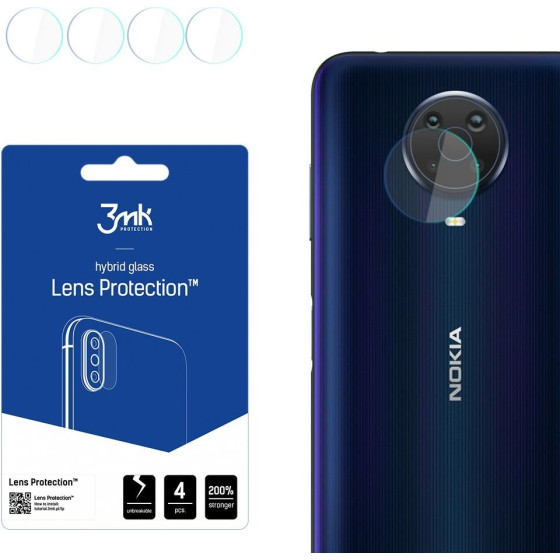3MK Lens Protect Nokia G20 Camera Lens Protection 4pieces