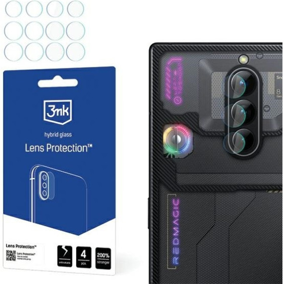 3MK Lens Protect Nubia Red Magic 8 Pro/8 Pro+/ 8s Pro Ochrona na obiektyw aparatu 4szt