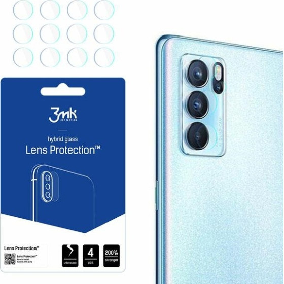 3MK Lens Protect Oppo Reno 6 Pro+ 5GPENM00 Camera Lens Protection 4pieces