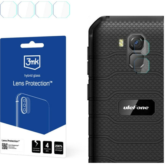 3MK Lens Protect Ulefone Armor X7 ProOchrona na obiektyw aparatu 4szt