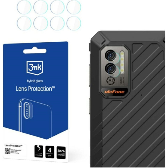 3MK Lens Protect Ulefone Power Armor X11Pro Ochrona na obiektyw aparatu 4szt