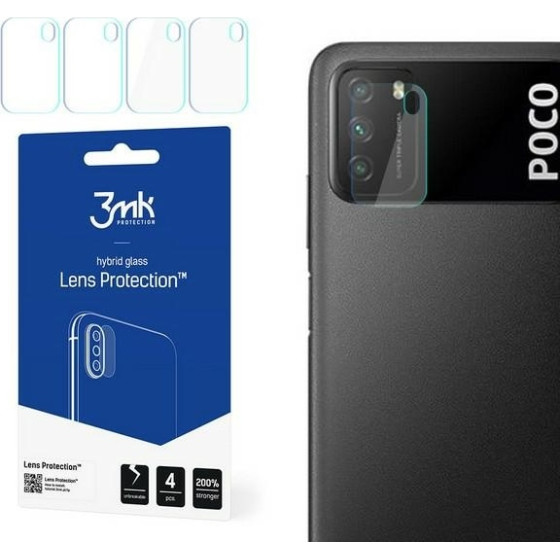 3MK Lens Protect Xiaomi Poco M3 Camera Lens Protection 4pieces