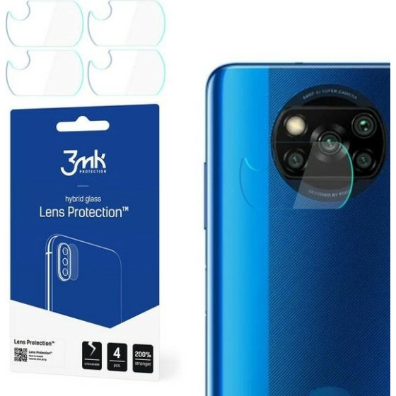 3MK Lens Protect Xiaomi Poco X3Camera Lens Protection 4pieces
