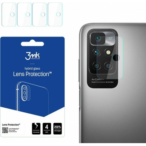 3MK Lens Protect Xiaomi Redmi 10 2022 Camera Lens Protection 4pieces