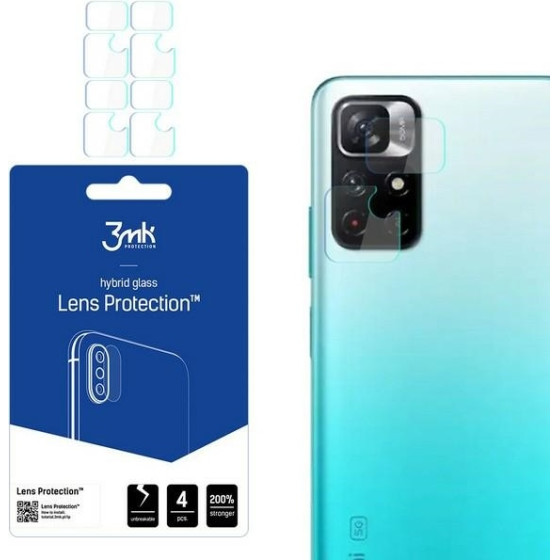 3MK Lens Protect Xiaomi Redmi Note 11 5G Camera Lens Protection 4pieces