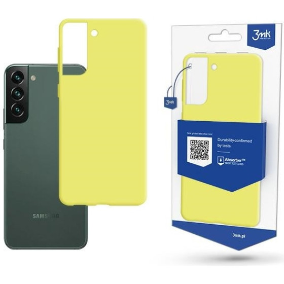 3MK Matt Case Sam S22+ S906 limonkowa