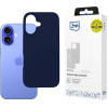 3MK Silicone Case iPhone 16 6.1'' granatowy/dark navy