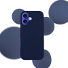 3MK Silicone Case iPhone 16 6.1'' granatowy/dark navy