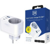 3MK Adapter sieciowy Hyper Comfort Charger 30W 1xUSB-A 2xUSB-C 1xSchuko PD QC3.0 bialy