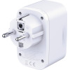 3MK Adapter sieciowy Hyper Comfort Charger 30W 1xUSB-A 2xUSB-C 1xSchuko PD QC3.0 bialy