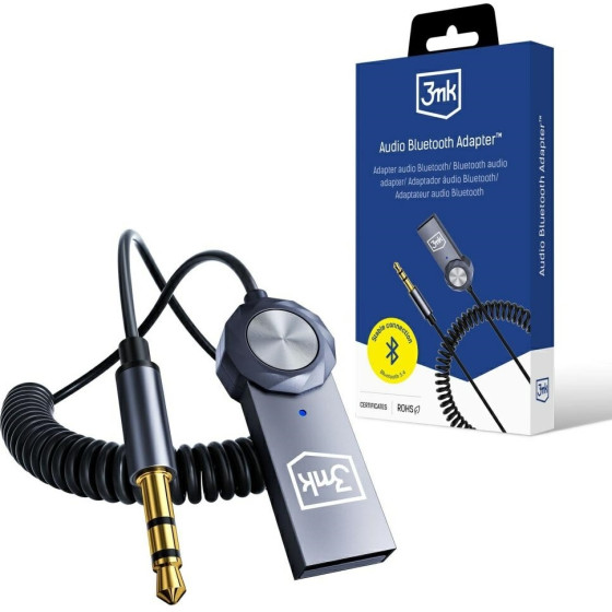 3MK Bezprzewodowy adapter audio Audio Bluetooth Adapter Jack 3.5mm 2w1