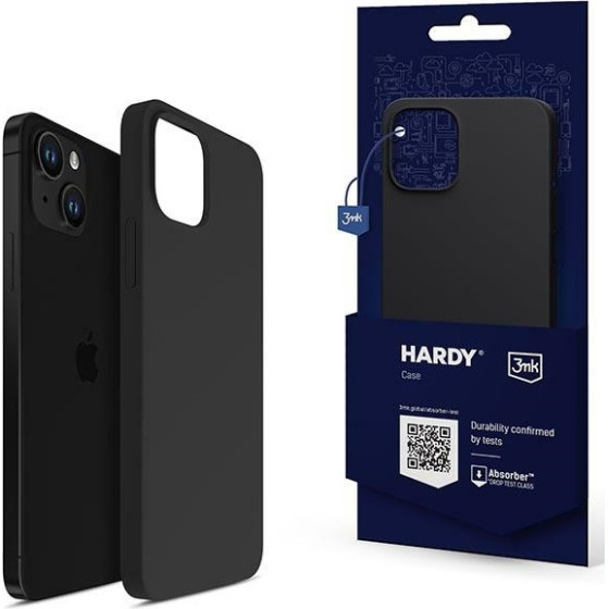 3MK Hardy Case iPhone 14 / 15 / 13 6,1''szary/graphite MagSafe