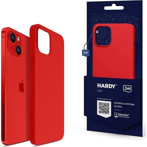 3MK Hardy Case iPhone 14 Plus / 15 Plus6.7'' czerwony/red MagSafe