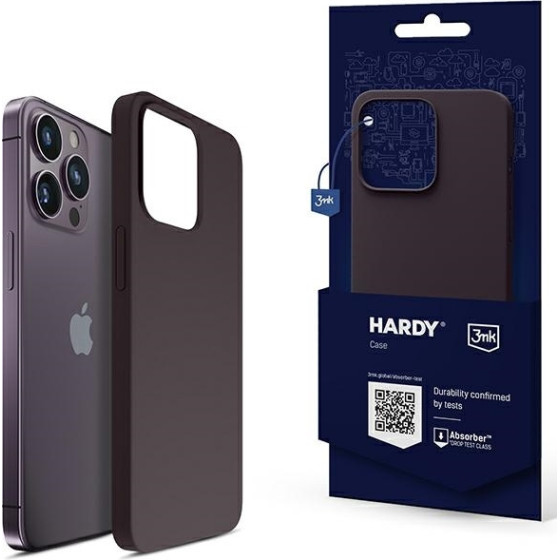 3MK Hardy Case iPhone 14 Pro 6,1''fioletowy/deep purple MagSafe
