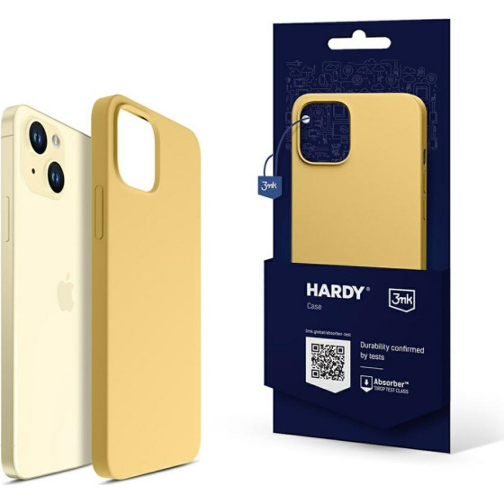 3MK Hardy Case iPhone 15 Plus / 14 Plus6.7'' zolty/yellow MagSafe