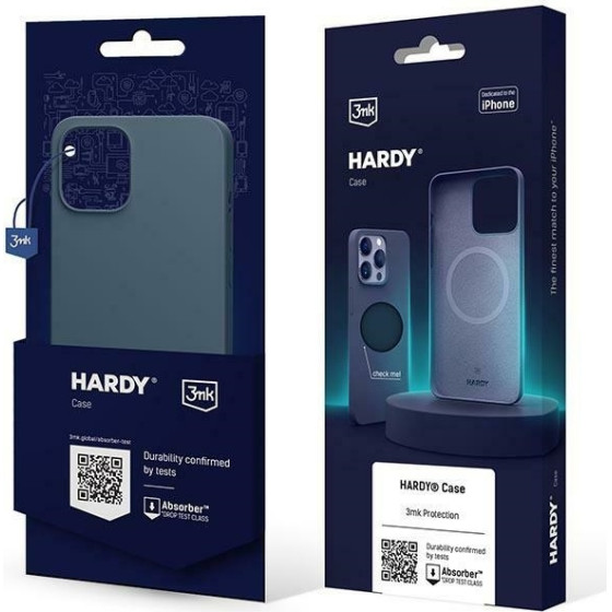 3MK Hardy Case iPhone 15 Pro Max 6.7''niebieski/royal blue MagSafe