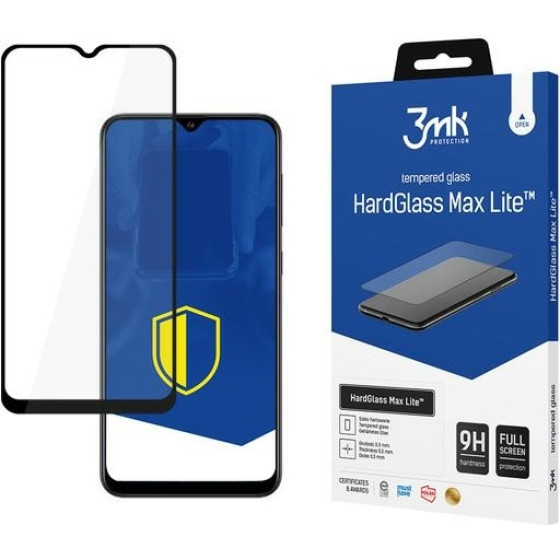 3MK HG Max Lite Samsung A03s 4G black