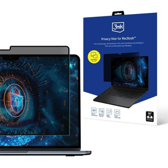 3MK Privacy Filter MacBook Pro 13'' 2016/Air 13'' 2018