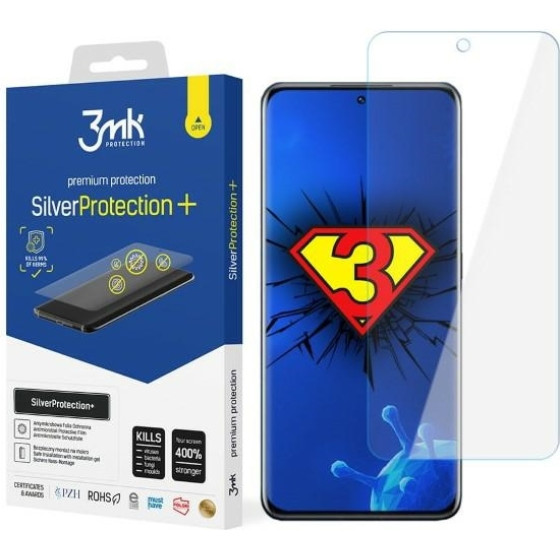 3MK Silver Protect+ Motorola Edge 2022Folia Antymikrobowa montowana na mokro